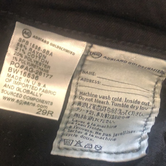 AG “The Stevie” Slim Straight Blue cords - Picture 8 of 8